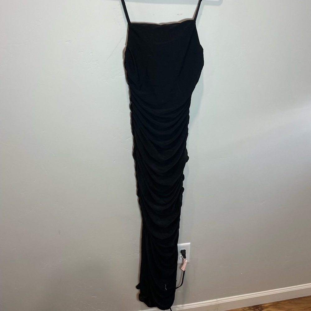 Black Long Formal Tight Dress- Watch Video!